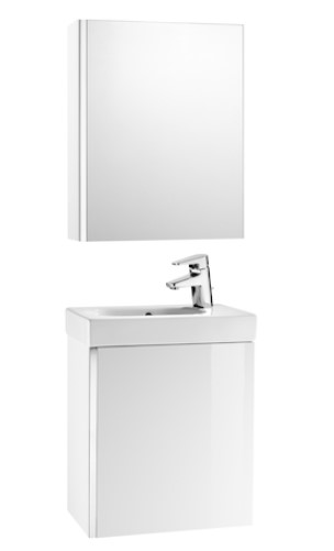 Mueble de baño base Roca de MINI 650mm Arena texturizada blanco brillo